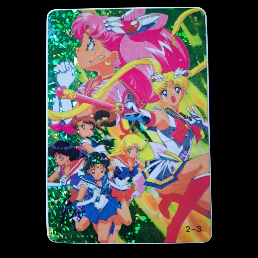 🛍 Vintage 1990s Sailor Moon prism sticker/card